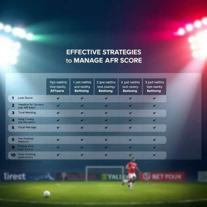 Understanding AFR Score on 1xBet for Nigerian Bettors