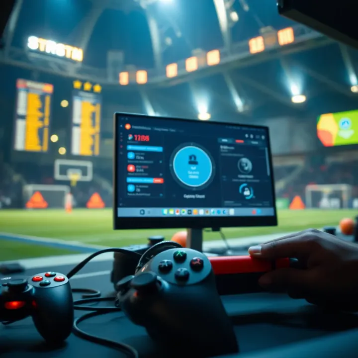 Cybersecurity elements illustrating methods to protect personal data in gaming