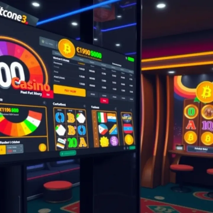 Online Bitcoin Casino Platform Featuring Cryptocurrency Payments in Nigeria Online casino interface showing bitcoin transactions and virtual slot games adapted for Nigerian users