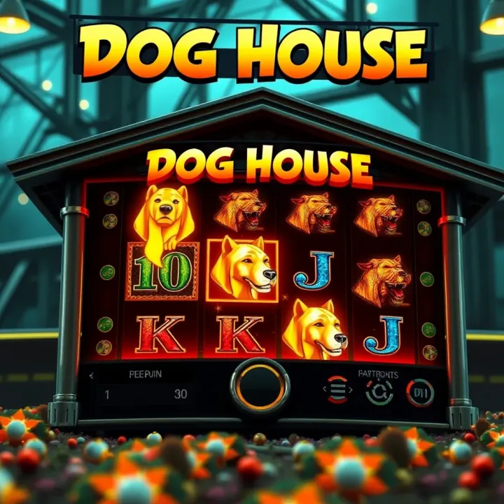 Bonus rounds screen showcasing the Dog House game free spins feature with animated wild symbols