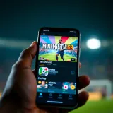 Mobile phone showing app store interface for downloading Mini Militia 69 in Nigeria