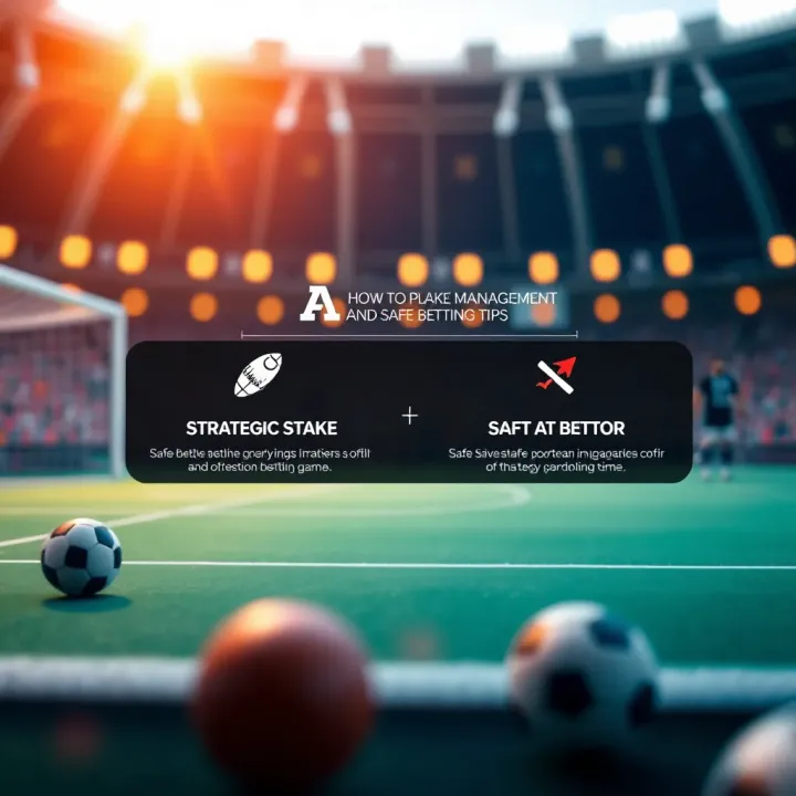 Diagram illustrating strategic stake management and safe betting practices for online games