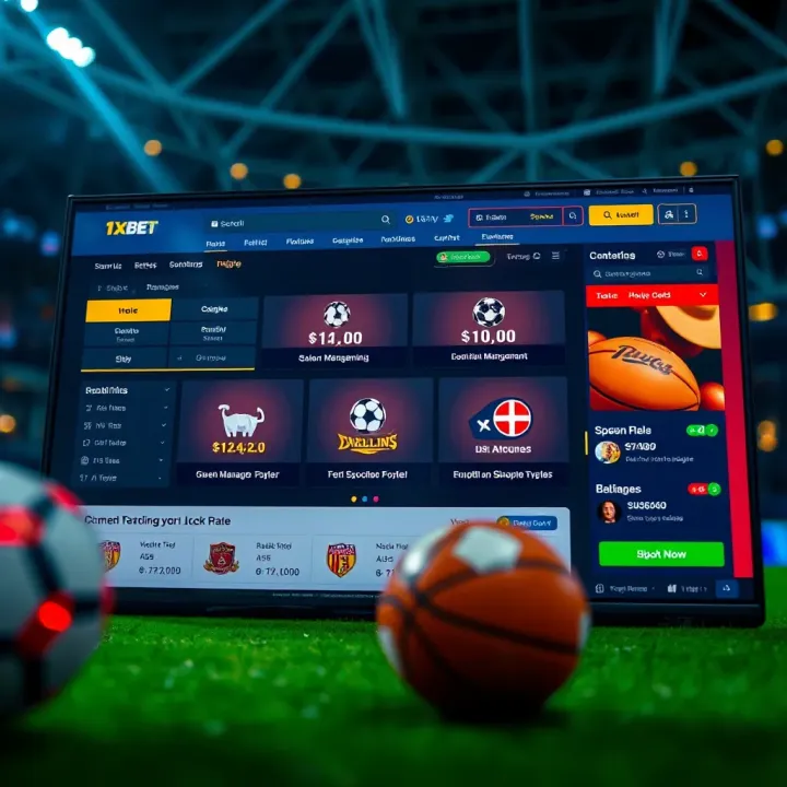Illustration of a secure online betting platform interface highlighting bankroll management tools and responsible gaming features