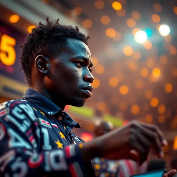 Colorful representation of numerology concepts connected to Nigerian betting culture and opportunities