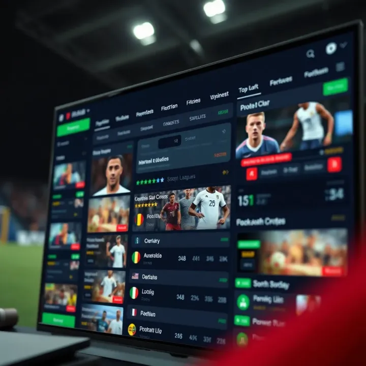 User interface of a popular Nigerian betting platform showing various sports betting options