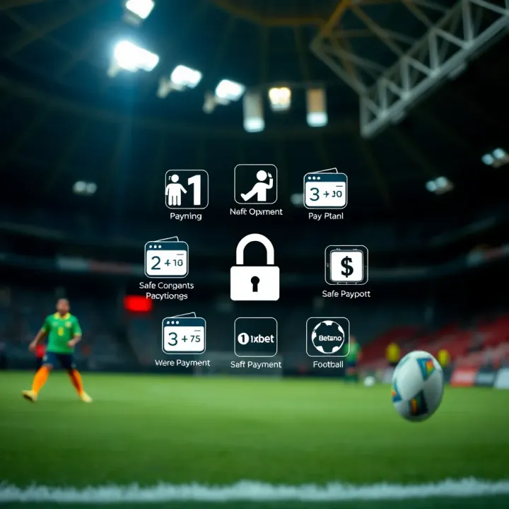 Secure online transaction icons representing safe payment methods for betting users