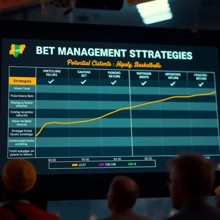Chart illustrating strategies for managing bets to enhance potential returns on a betting website