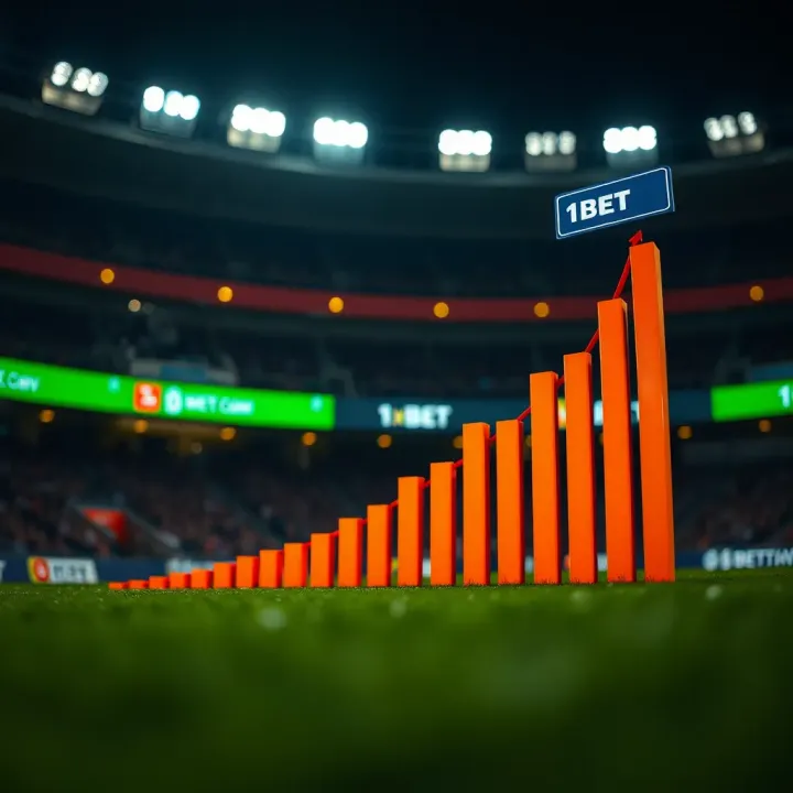 Graph showing commission growth from sports betting affiliate earnings