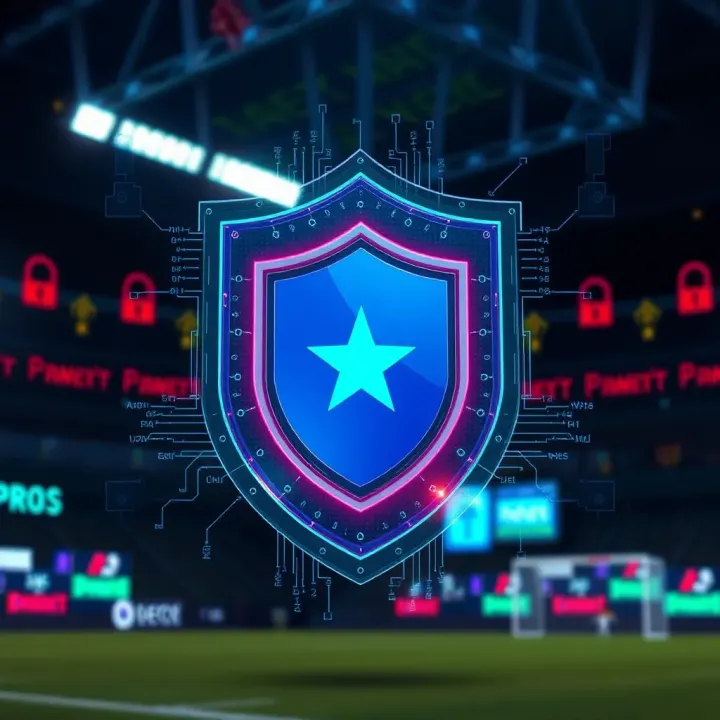 Digital shield symbolizing online security against Aviator game hacks