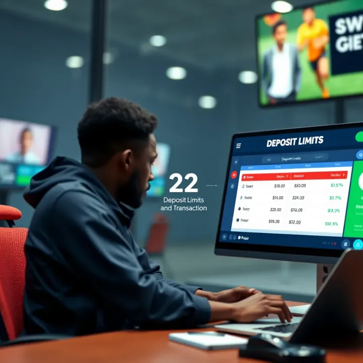 Visual diagram of a user navigating deposit limits on 1xBet Pago platform with emphasis on smooth transaction management