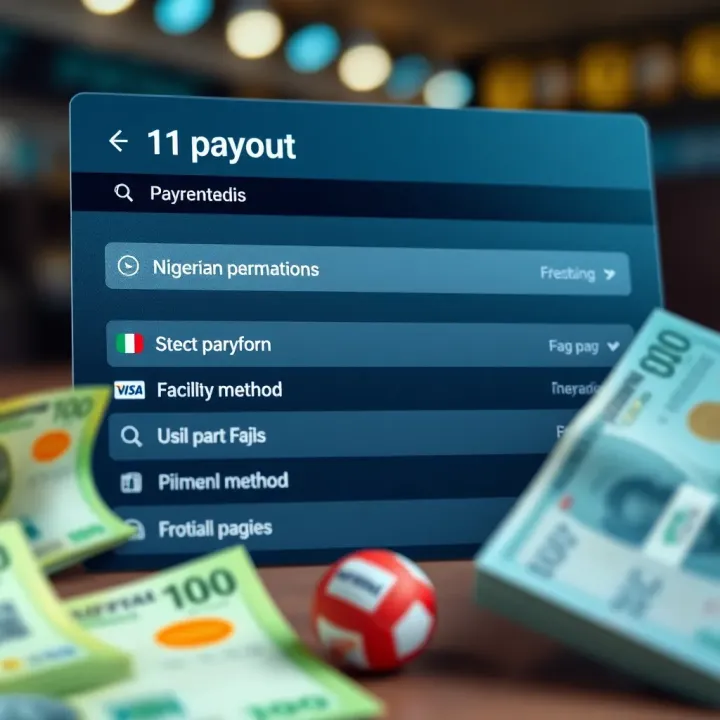 Secure payout options showing Nigerian currency and multiple payment methods